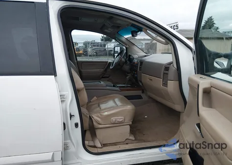 2008 Nissan Titan Le z USA, uszkodzony, nr VIN 1N6BA07DX8N309341